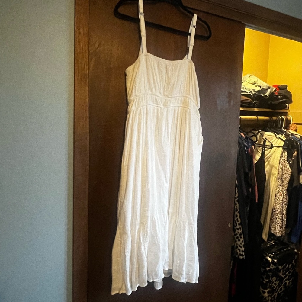 Torrid White Maxi Dress